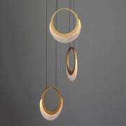 Lyra 3-Light LED Pendant in Gold