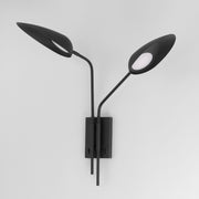 Marsh 2-Light LED Wall Sconce in Black
