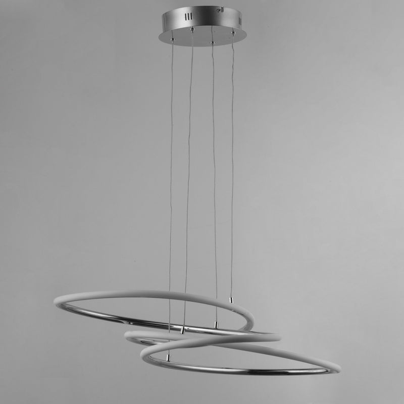 Coaster LED Pendant in Polished Chrome