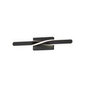 Pirouette 24" LED Bath Vanity Light in Black