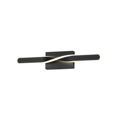 Pirouette 24" LED Bath Vanity Light in Black