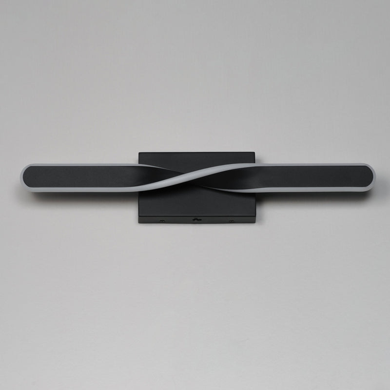 Pirouette 24" LED Bath Vanity Light in Black
