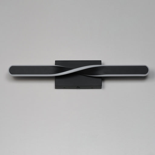 Pirouette 24" LED Bath Vanity Light in Black