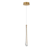 Stillo 1-Light LED Pendant in Gold