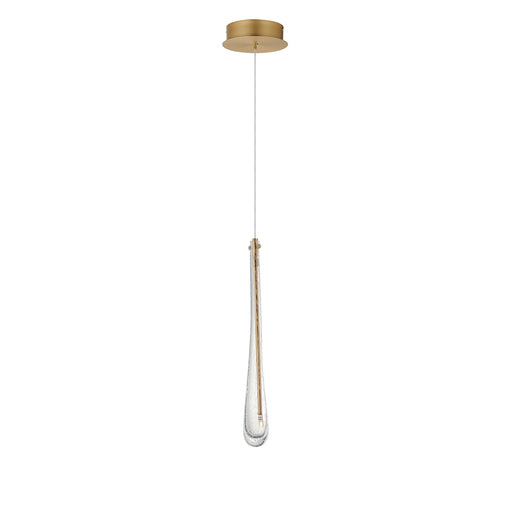 Stillo 1-Light LED Pendant in Gold