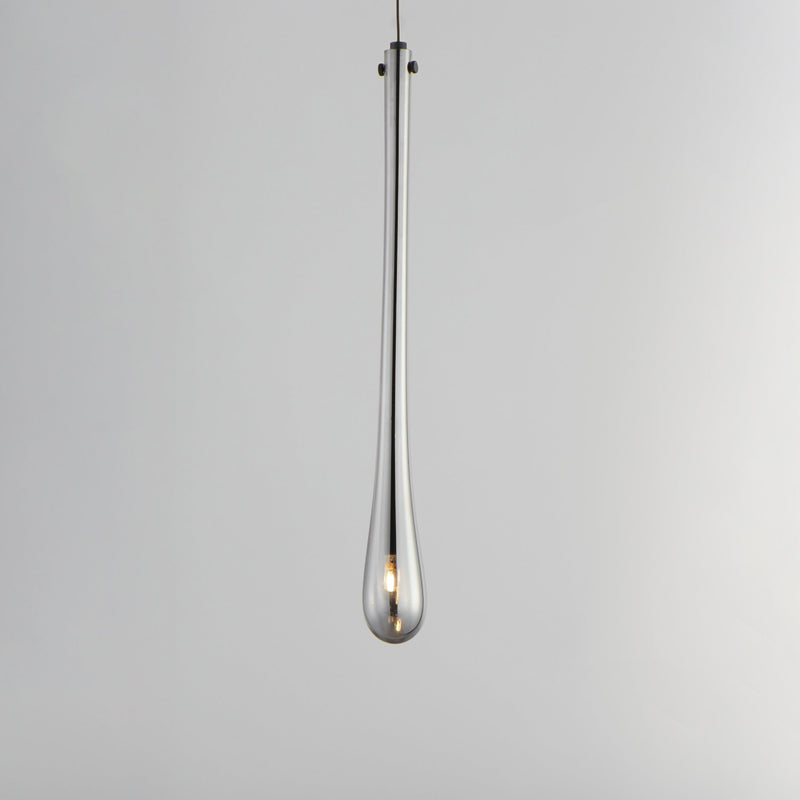 Stillo 1-Light LED Pendant in Black