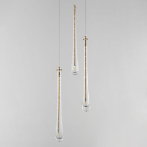 Stillo 3-Light LED Pendant in Gold