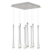 Stillo 9-Light LED Pendant in Satin Nickel