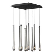 Stillo 9-Light LED Pendant in Black