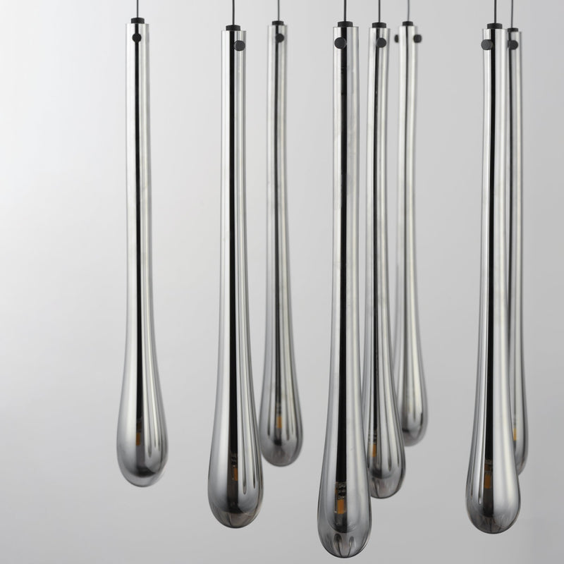 Stillo 9-Light LED Pendant in Black