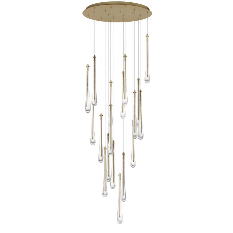 Stillo 18-Light LED Pendant in Gold