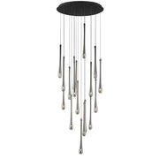 Stillo 18-Light LED Pendant in Black