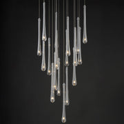 Stillo 18-Light LED Pendant in Satin Nickel
