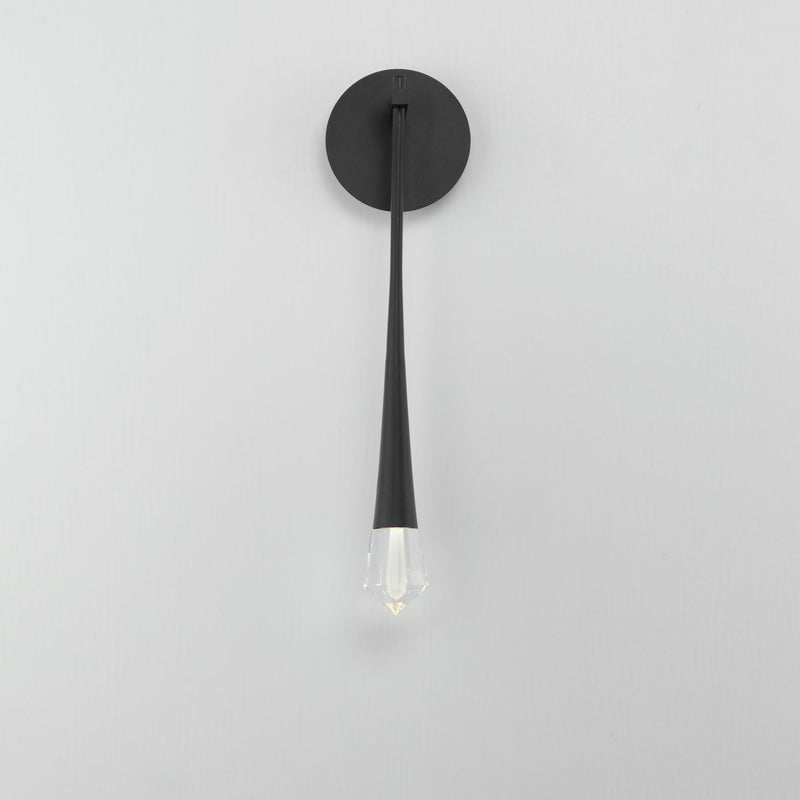 Pierce 1-Light LED Wall Sconce in Black
