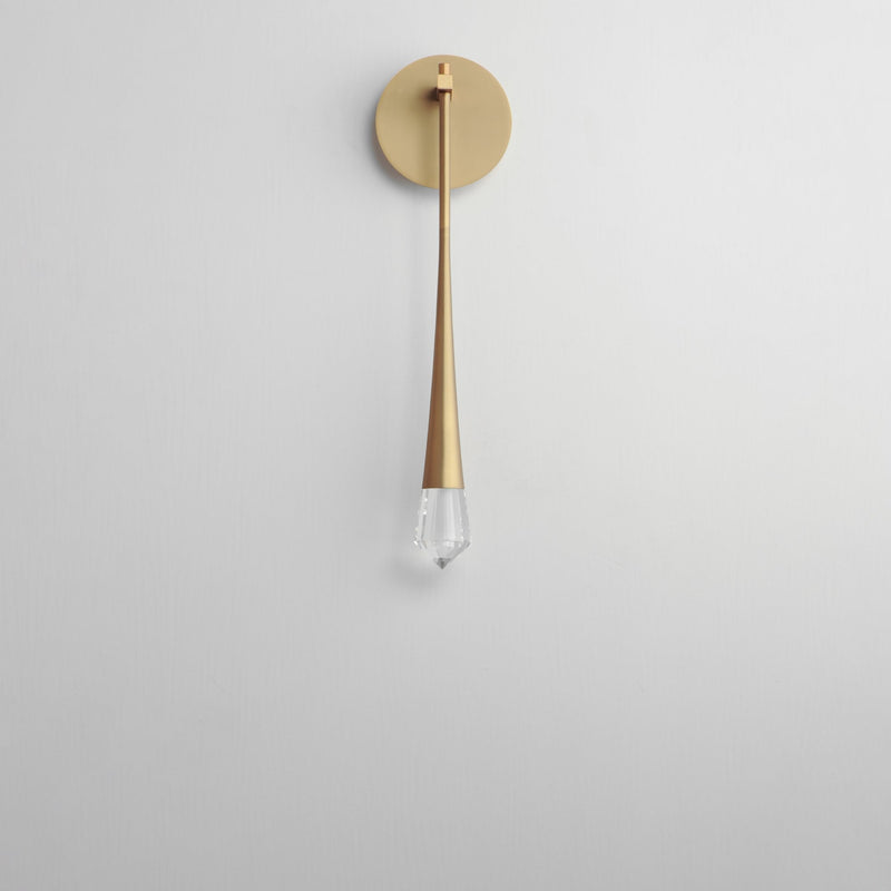 Pierce 1-Light LED Wall Sconce in Gold