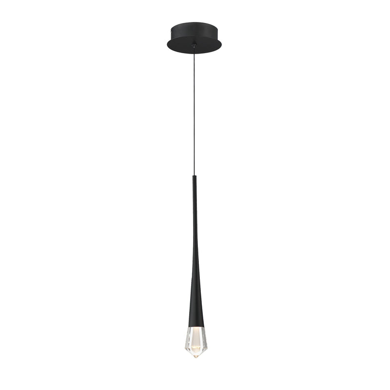 Pierce 1-Light LED Pendant in Black