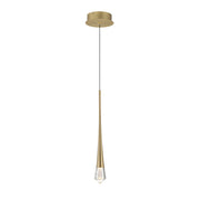 Pierce 1-Light LED Pendant in Gold