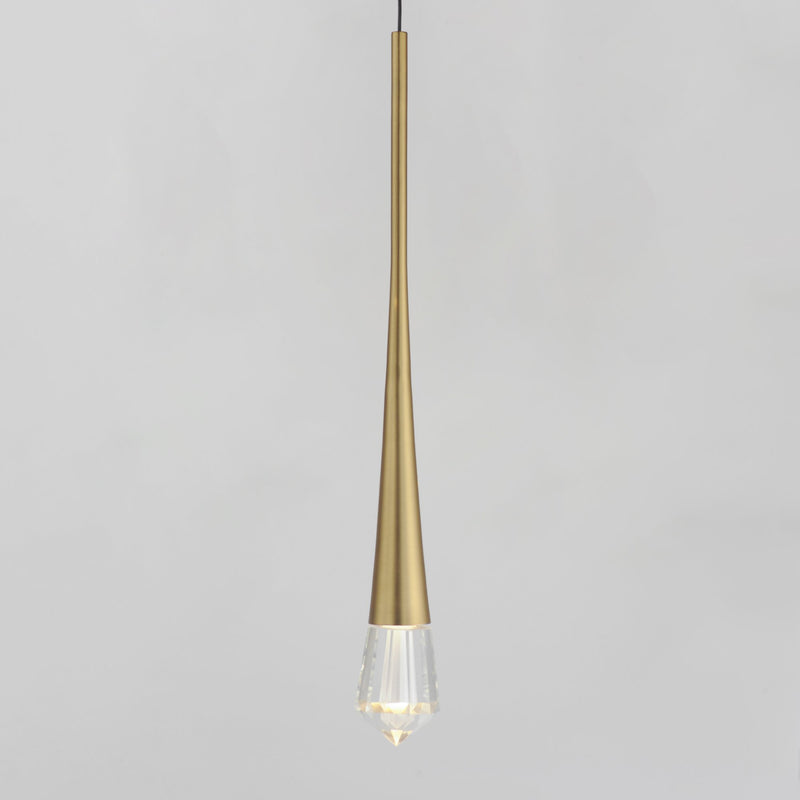 Pierce 1-Light LED Pendant in Gold