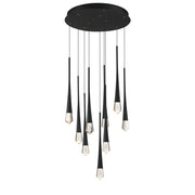 Pierce 9-Light LED Pendant in Black