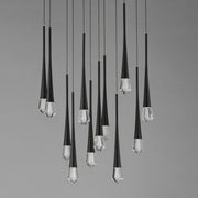 Pierce 12-Light LED Pendant in Black