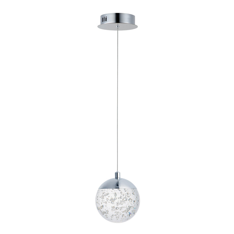 Orb II 1-Light LED Pendant in Polished Chrome