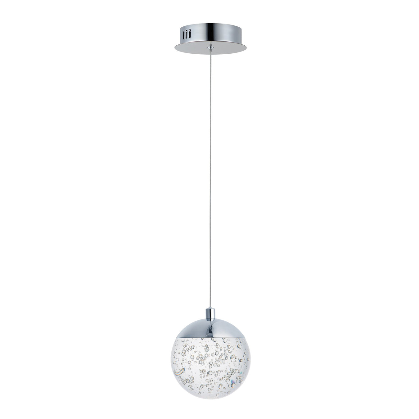 Orb II 1-Light LED Pendant in Polished Chrome