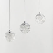 Orb II 3-Light LED Pendant in Polished Chrome