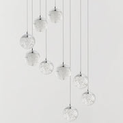 Orb II 9-Light LED Pendant in Polished Chrome