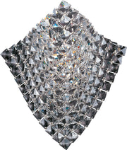 Wave 1-Light Wall Sconce in Polished Chrome