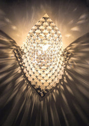 Wave 1-Light Wall Sconce in Polished Chrome