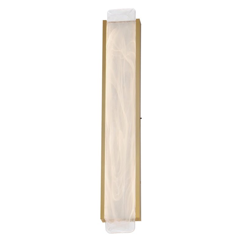 Celine 32" LED Bath Vanity in Natural Aged Brass