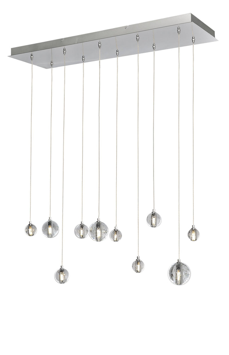 Harmony 10-Light LED Pendant in Polished Chrome