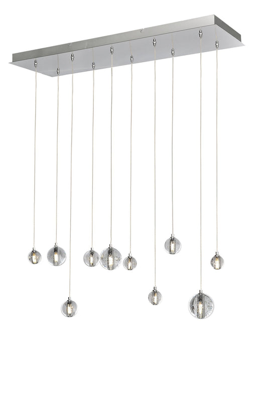 Harmony 10-Light LED Pendant in Polished Chrome