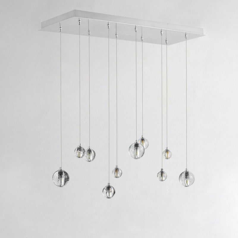 Harmony 10-Light LED Pendant in Polished Chrome
