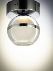 Swank LED Flush Mount in Polished Chrome