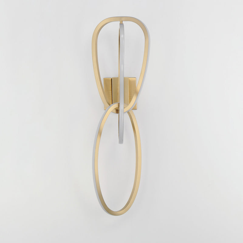 Unity 3-Light LED Wall Sconce in Brushed Champagne