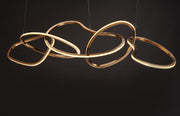 Unity 5-Light LED Pendant in Brushed Champagne