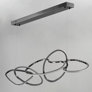 Unity 5-Light LED Pendant in Black Chrome