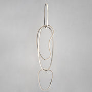 Unity Vertical LED Pendant in Black Chrome