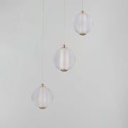 Rhythm 3-Light LED Pendant in Gold