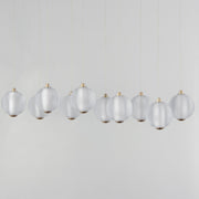 Rhythm 10-Light LED Pendant in Gold