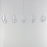Rhythm 10-Light LED Pendant in Polished Chrome