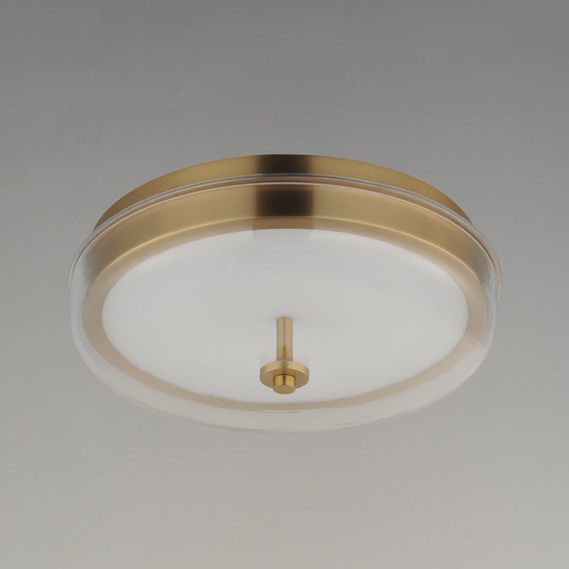 Voto LED Flush Mount in Natural Aged Brass