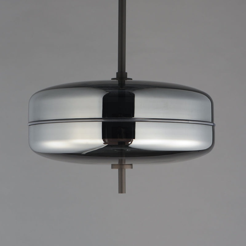 Voto 2-Light LED Pendant in Gunmetal