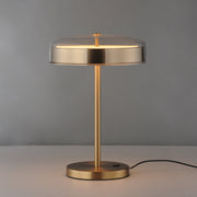 Voto LED Table Lamp in Natural Aged Brass
