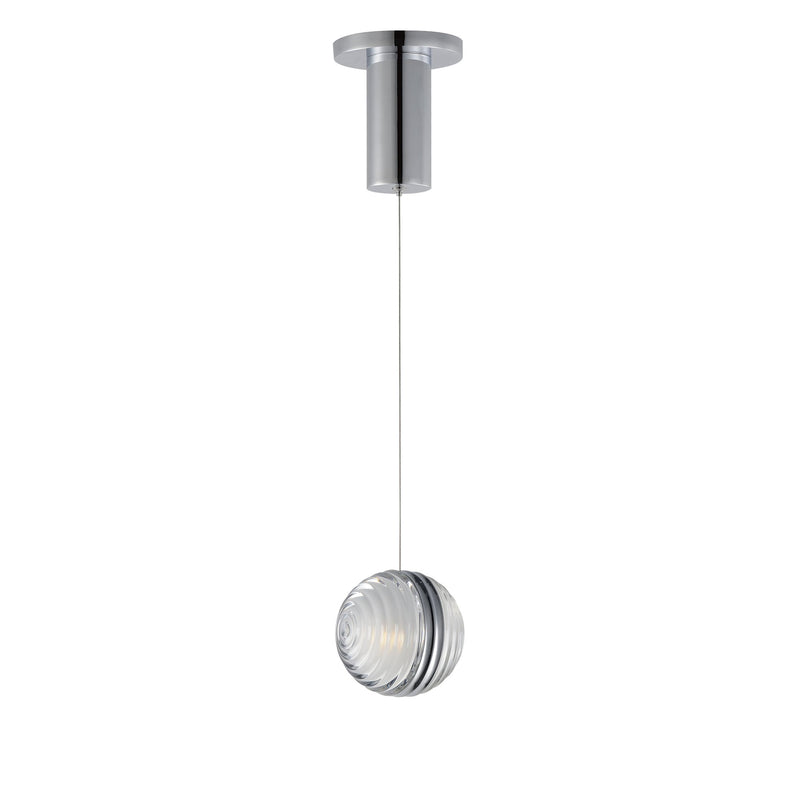 Pulse 4.75" LED Pendant in Polished Chrome