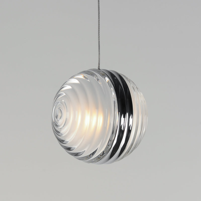 Pulse 4.75" LED Pendant in Polished Chrome