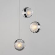 Pulse 3-Light LED Pendant in Polished Chrome