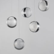 Pulse 5-Light LED Pendant in Polished Chrome