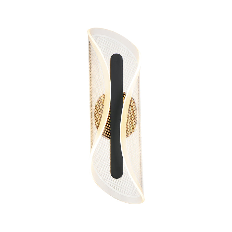 Manta 17" LED Wall Sconce in Black